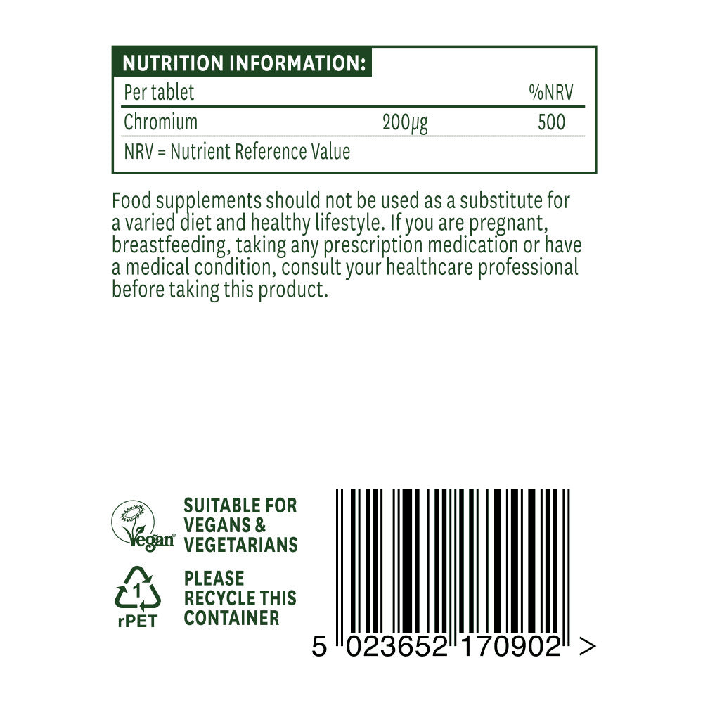 Chróm pikolinát 200 mcg 90 tabliet Naturesaid