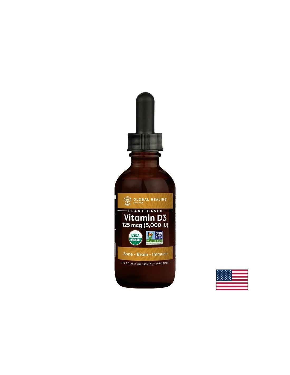 Kosti a zuby - vitamín D3, 125 µg 5000 IU x 59,2 ml kvapiek