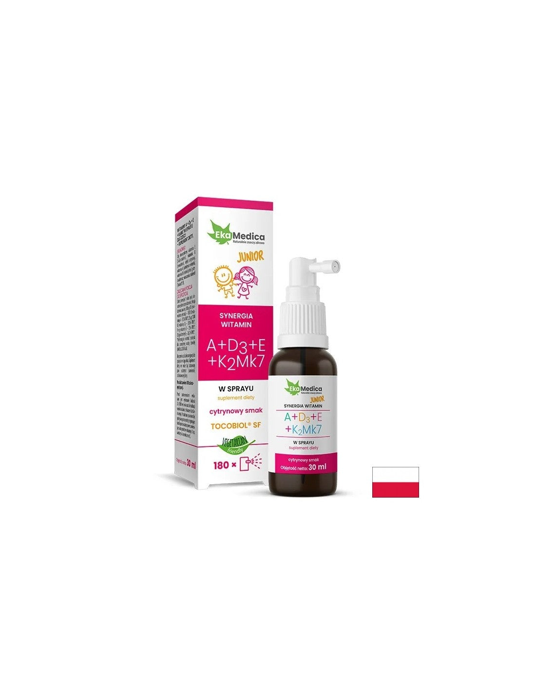 Kostná starostlivosť - vitamíny A + D3 + E + K2, 30 ml, perorálny sprej, 180 dávok