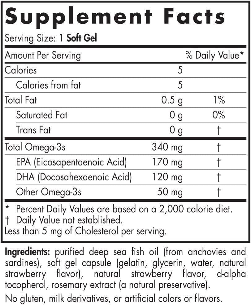 Denné Omega Kids 340 mg - 30 Softgels