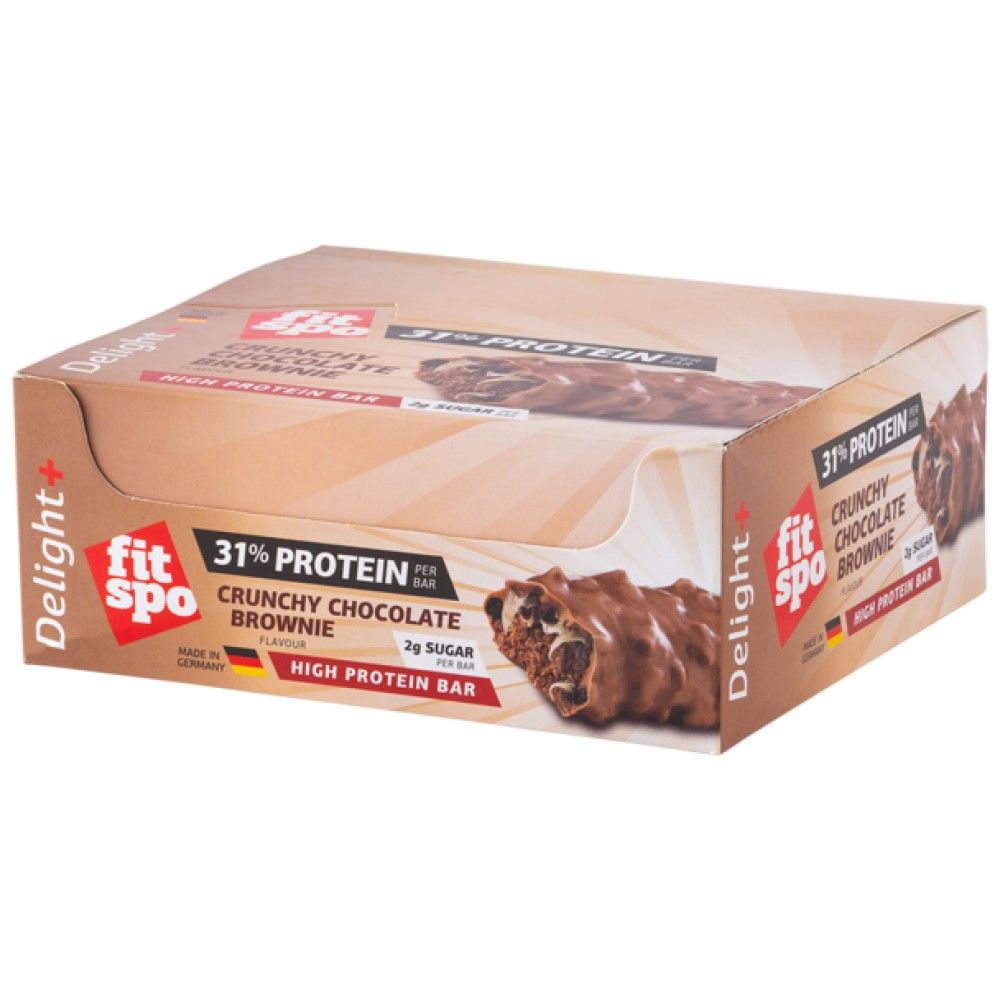 Radosť+ chrumkavý proteínový bar čokoládový koláčik - 12 x 60 gramov