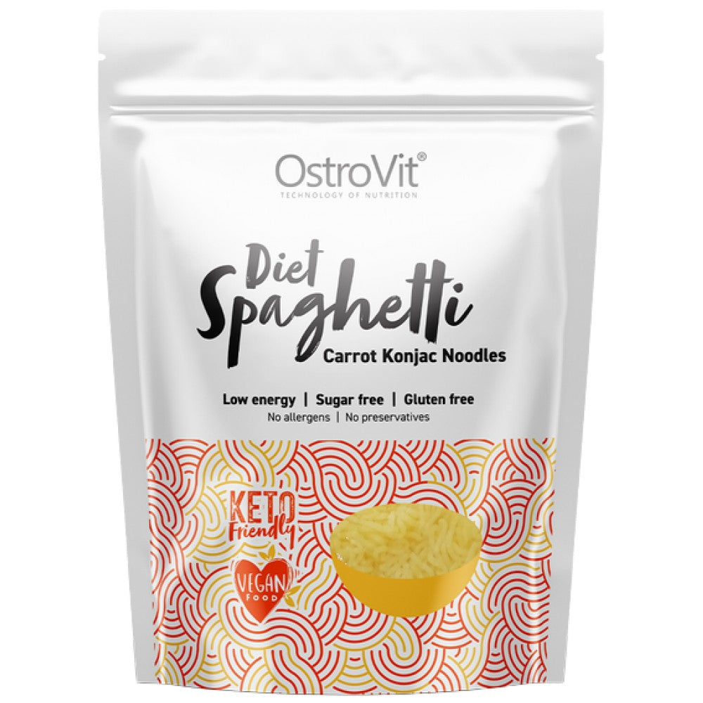 Diéty špagety + mrkva / keto-priateľské nízkokalorické konjac rezance 400 gramov