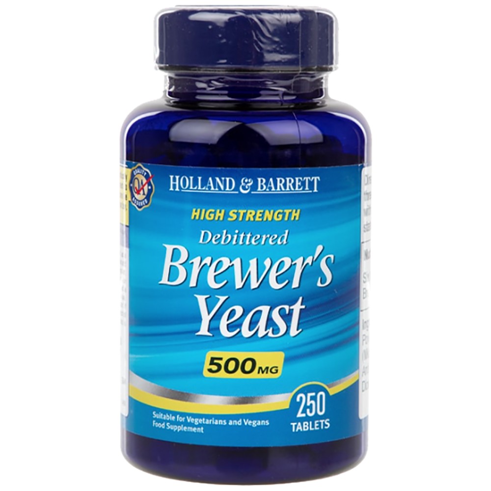Pivovary kvasinky 500 mg / vysoká pevnosť - 250 tabliet