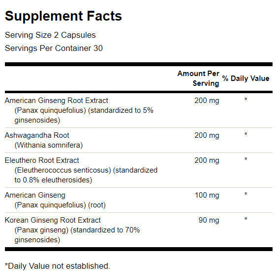 Dual Ginseng plus 395 mg - 60 kapsúl