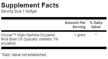 Olej z ryže 1 000 mg / gama oryzanol 90 gélových kapsúl