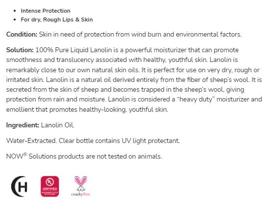 Liquid Lanolin | 100% čistá intenzívna ochrana - 118 ml