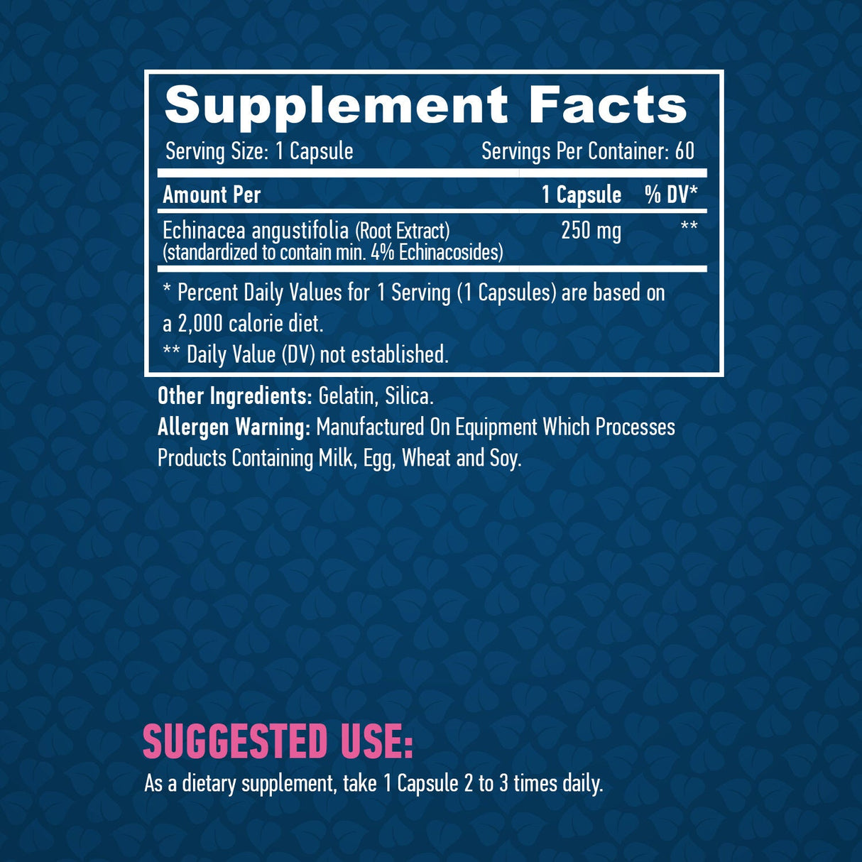 Echinacea 250 mg. / 60 uzáverov.