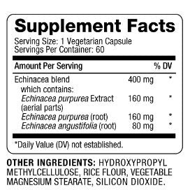 Echinacea 400 mg / 60 čiapky