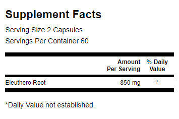 Eleuthero Root 425 mg - 120 kapsúl
