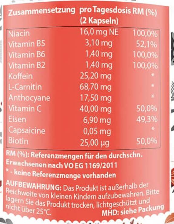 Energy Booster s vitamínmi a kofeínom - 60 kapsúl