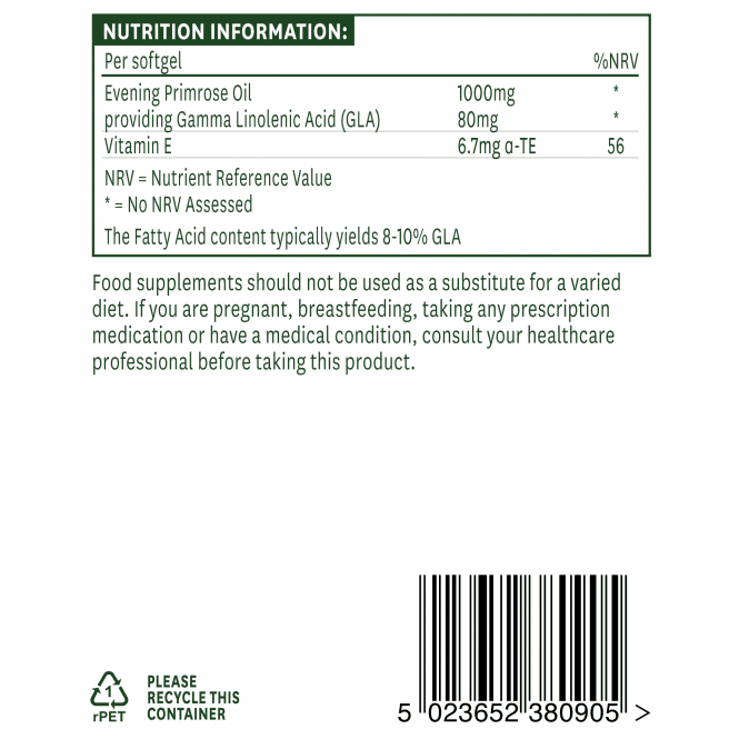 Večer primrose oleja 1 000 mg 180 mäkkých kapsúl Naturesaid