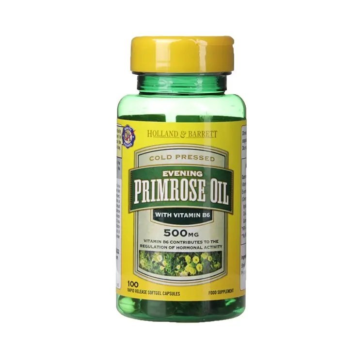 Večer Primrose Oil 500 mg 100 kapsúl Holland & Barrett