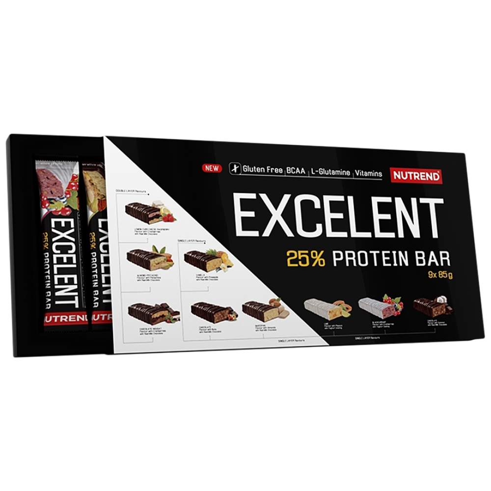 Excelentná proteínová tyčová sada 85 g 9 x 85 gramov