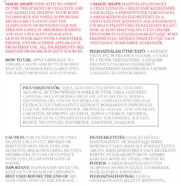 Anti -celulitný krém - 200 ml