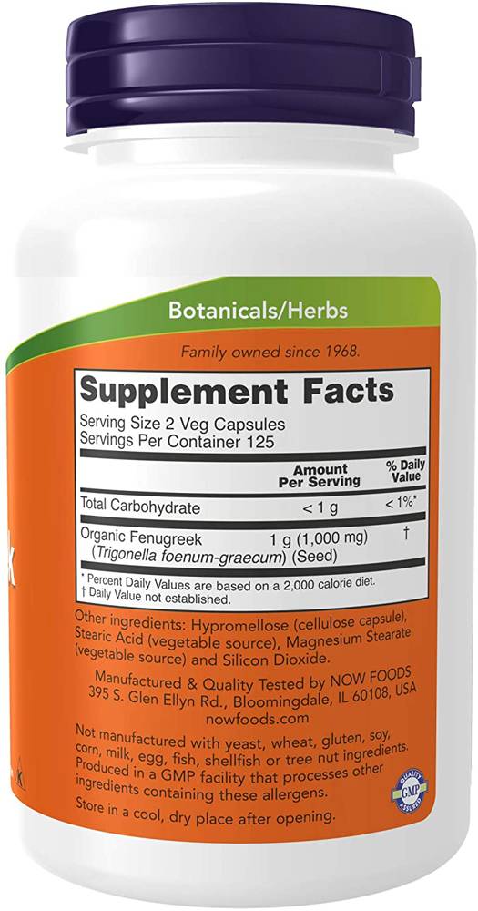 Fenugreek 500 mg - 100 kapsúl