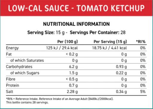 Nižšie kaly na kuchyňu Fit | Paradajkový kečup - 425 ml