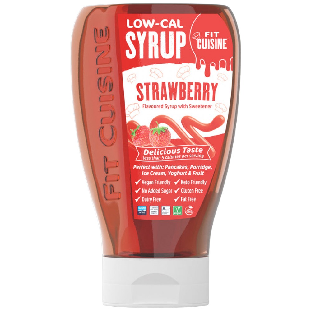 Nižší sirup s nízkym obsahom kalu | Strawberry - 425 ml