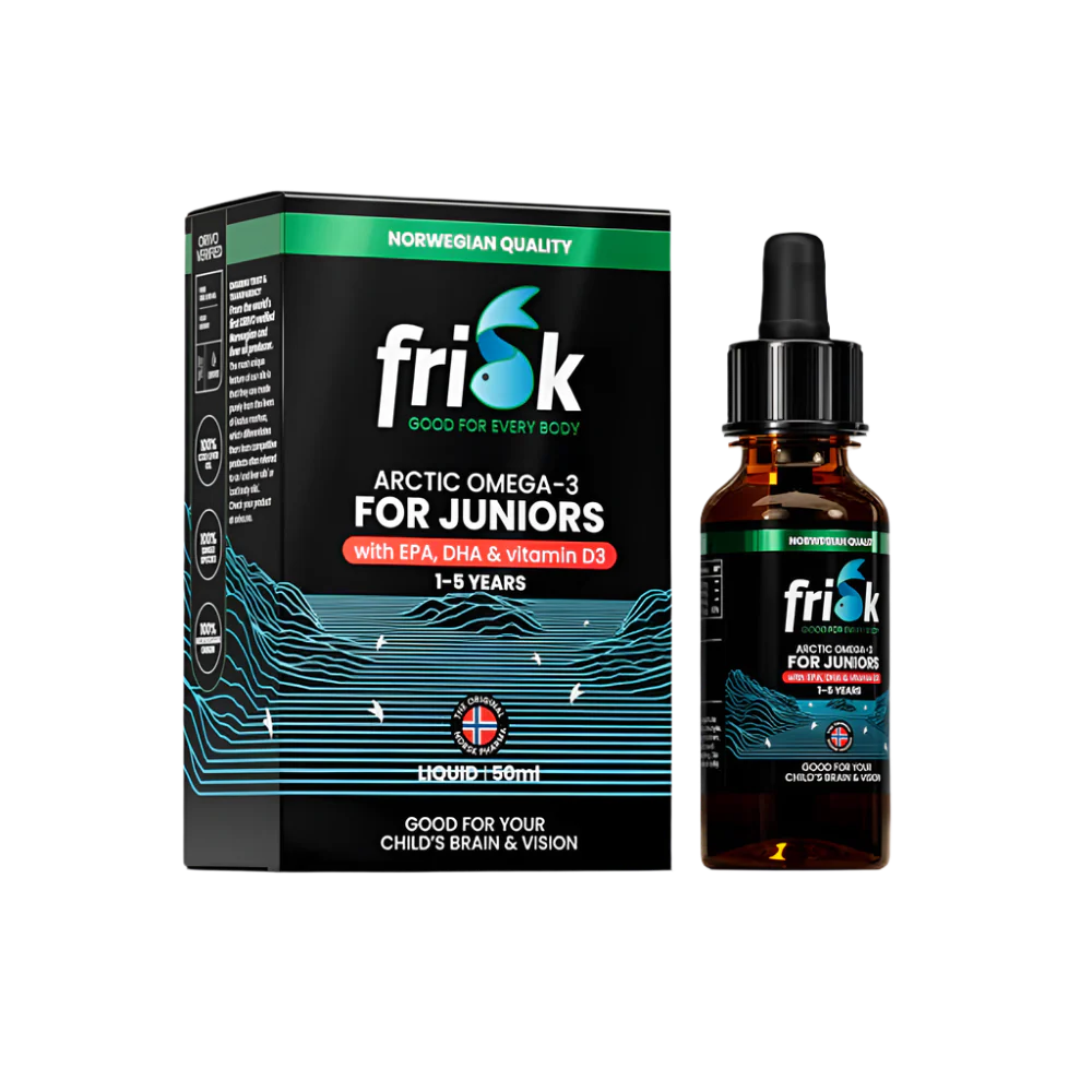 Arktické deti-Omega-3 pre deti-divoké ryby z Nórska / citrónovej príchute-50 ml