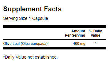 Olivové listy s plným spektrom 400 mg - 60 kapsúl