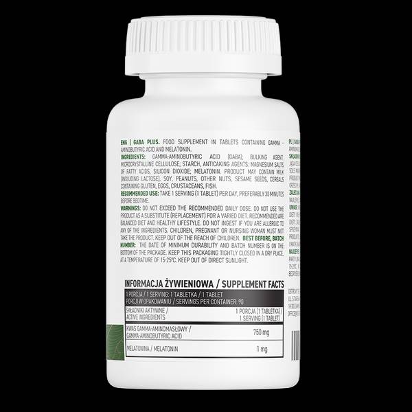 GABA 750 mg plus 90 tabliet