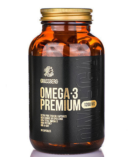 Grassberg Omega-3 Premium 1200 mg 90 Softgels