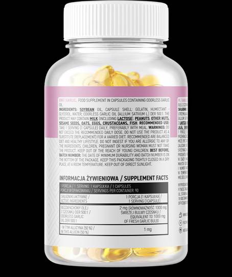 Cesnak 1000 mg / nezávidenie 90 gélových kapsúl