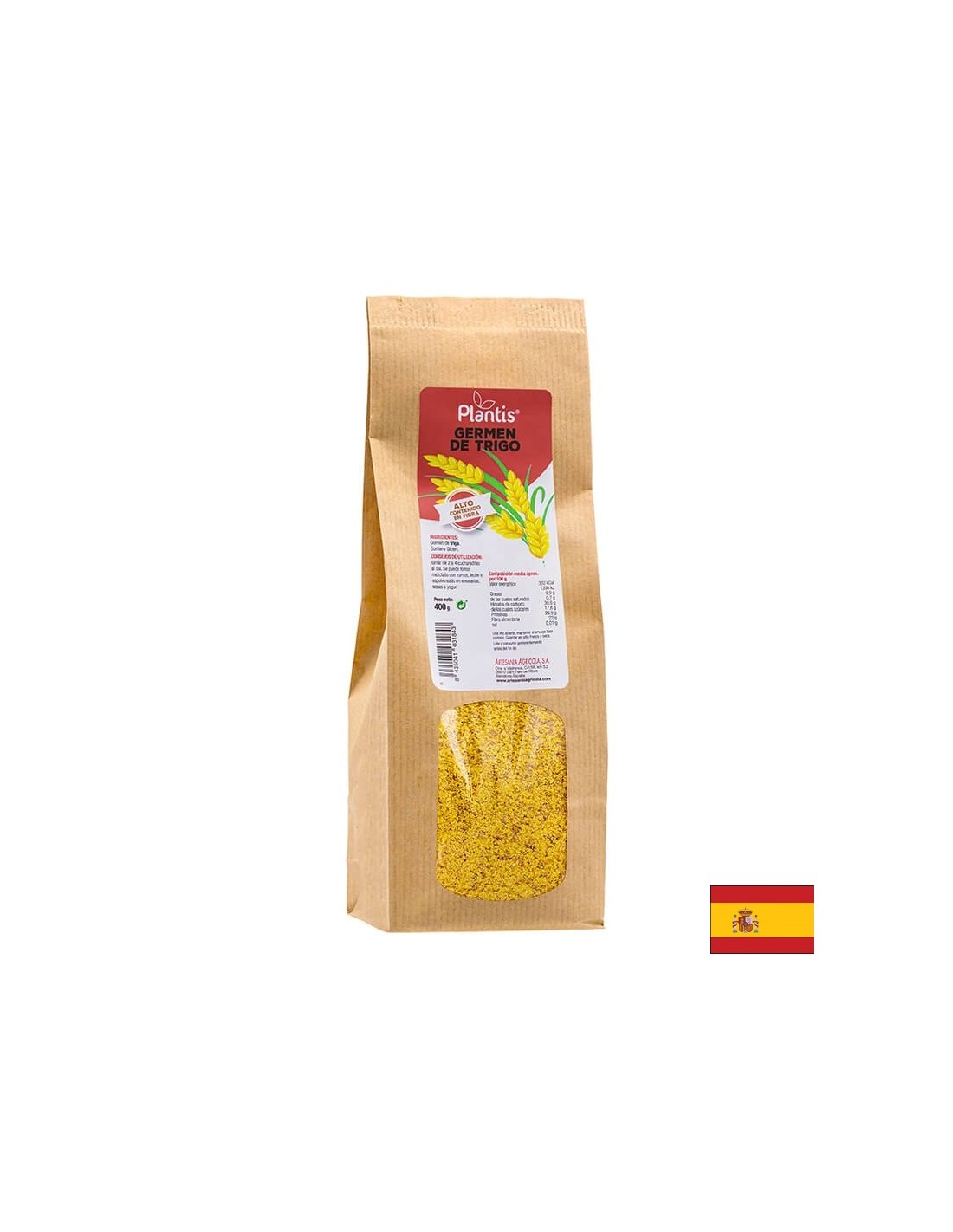 Pšeničné zárodky (surové) - Všeobecné posilnenie a tónovanie - Germen de Trigo, 400 g