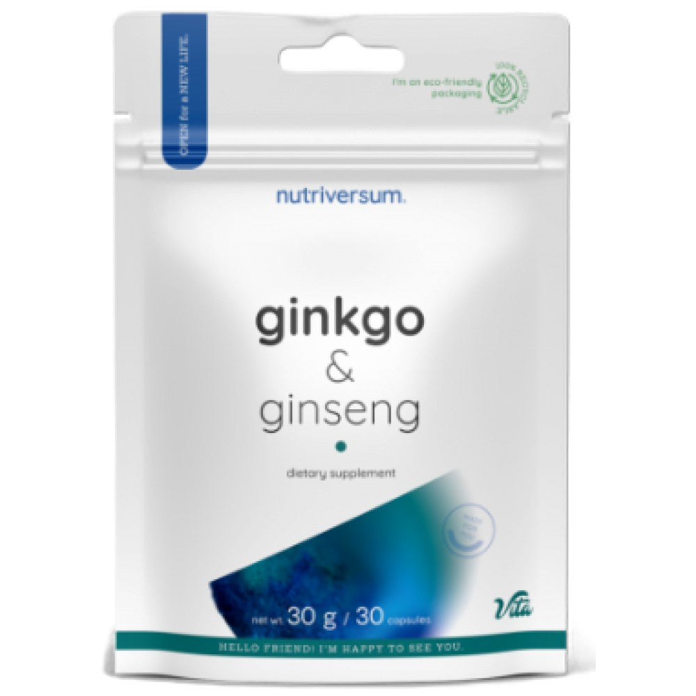 Ginkgo + Ginseng | Ginkgo Biloba 250 mg + sibírsky ženšen 400 mg - 30 kapsúl