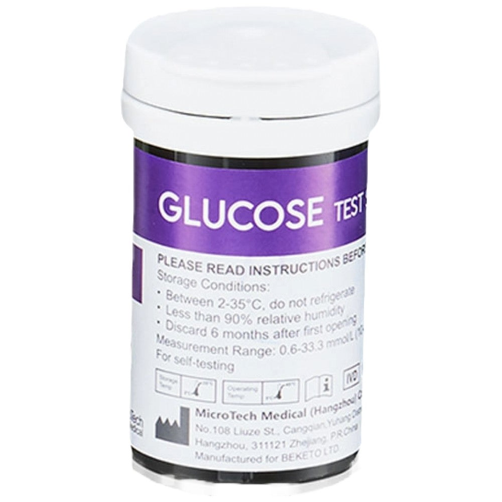 Gluketo Meter - Testy glukózového pásu - 50 ks.