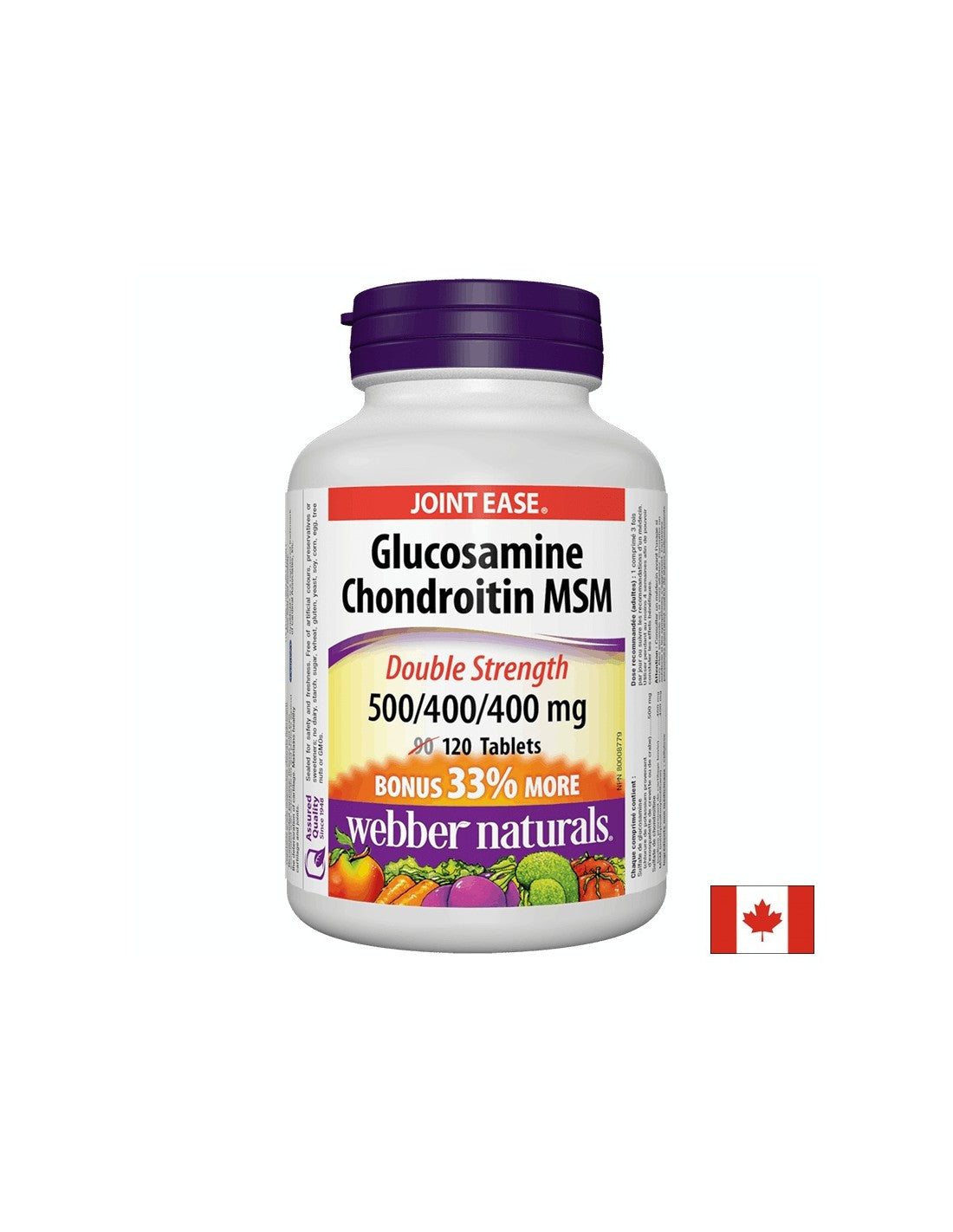 Glukozamín, chondroitín, MSM / glukozamín, chondroitín a MSM x 120 tablety