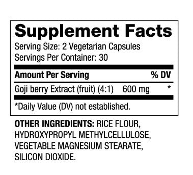 Goji Berry 600 mg / 60 čiapky