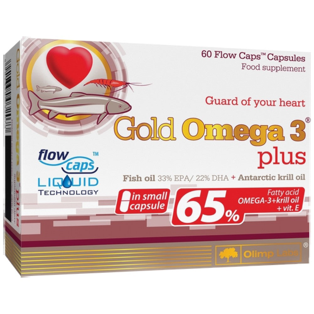 Zlato Omega 3 65% + Krill Oil 60 kapsuly
