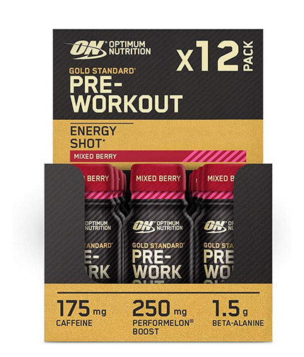 Zlatý štandardný výstrelok pred tréningom / 12 x 60 ml