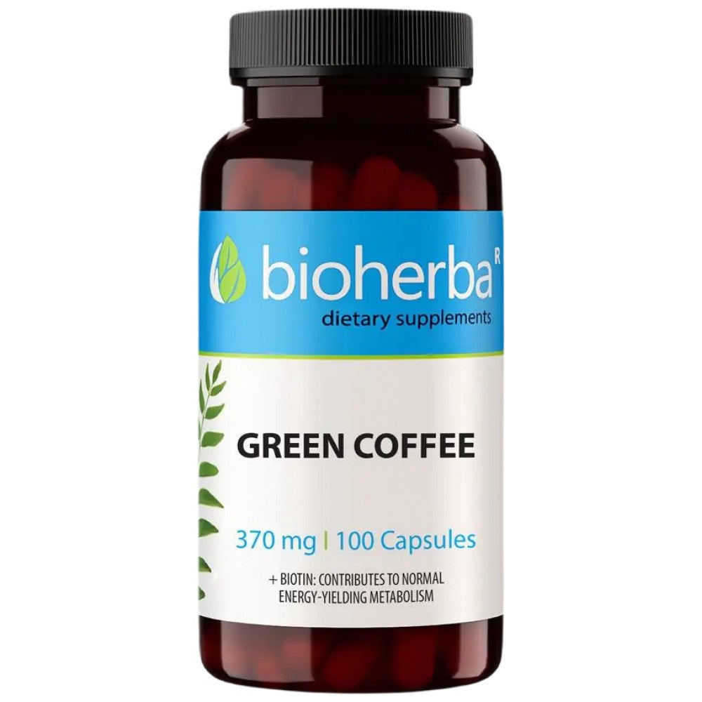 Zelená káva 370 mg - 100 kapsúl