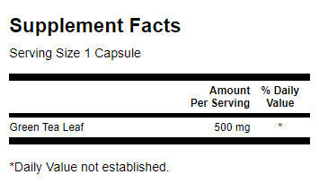 Zelený čaj 500 mg - 30 kapsúl