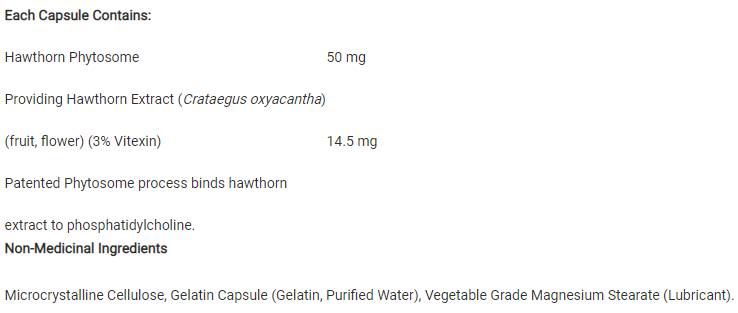 Hawthorn fytozóm 50 mg 60 kapsuly
