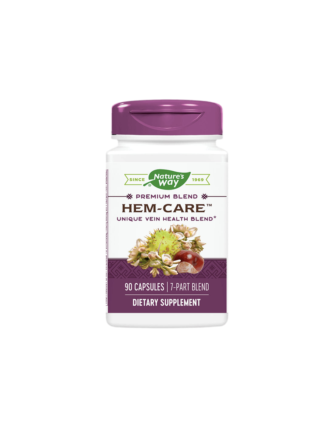Hemoroidy a kŕčové žily - zmes vitamínov, minerálov a bylín hem -starostlivosť, 90 kapsulov príroda