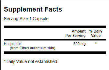 Hesperidín 500 mg - 60 kapsúl
