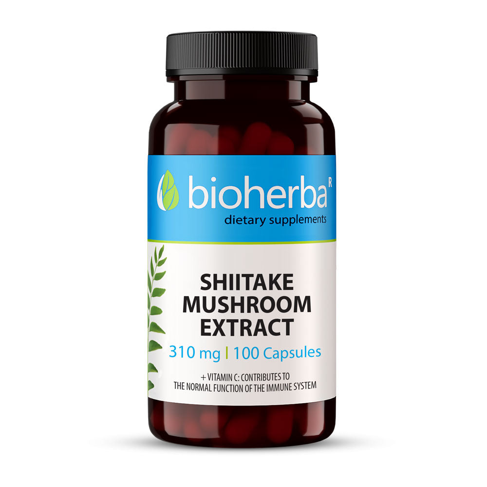 Shiitake huby extrakt 310 mg - 100 kapsúl