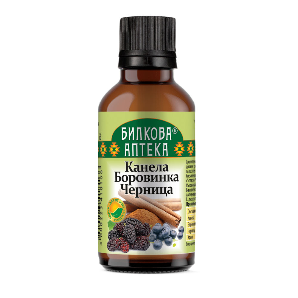 Tincture Cinnamon, Gymnema a Mulberry - 50 ml