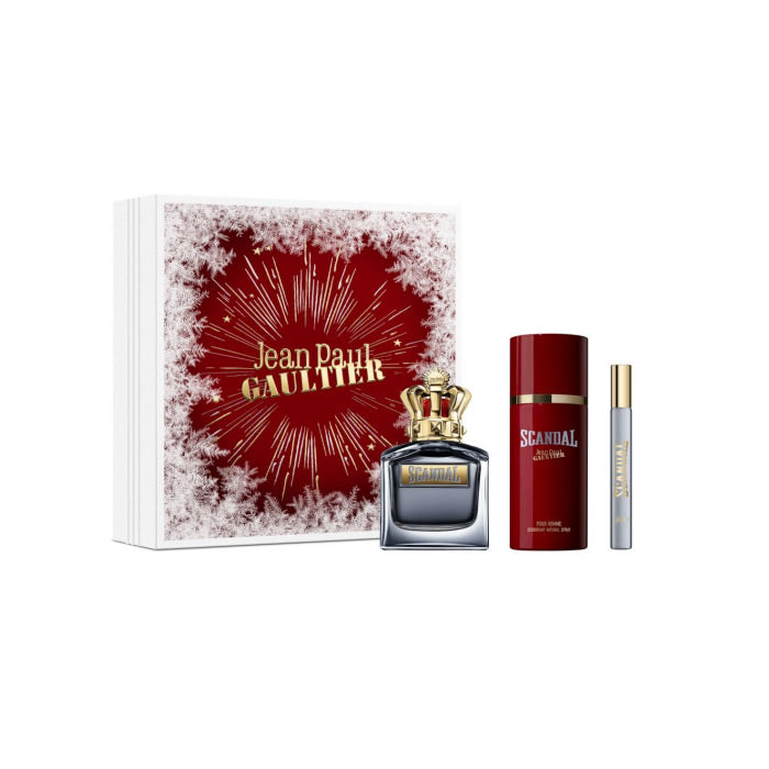 <tc>JEAN PAUL GAULTIER</tc> Scandal Pour Homme toaletná voda s rozprašovačom 100 ml sada 3 kusov Vianoce 2023