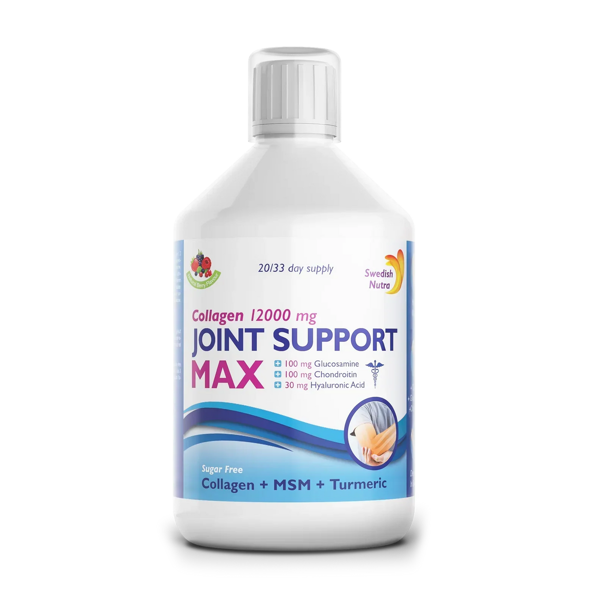 Kvapalný kolagén pre kĺbové kĺby podporujú maximálne 12000 mg - 500 ml