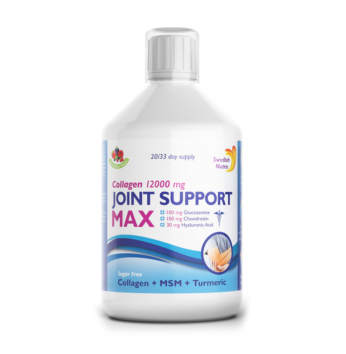 Kvapalný kolagén pre kĺbové kĺby podporujú maximálne 12000 mg - 500 ml