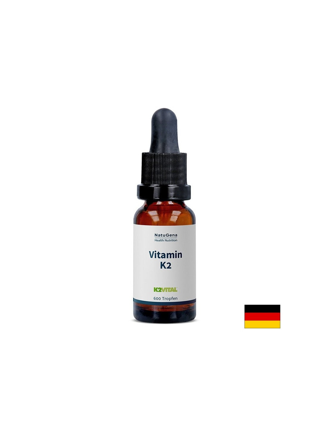 Vitamín K2 (menachinón MK -7) - zdravie kostí a vápniková rovnováha, 20 ml kvapky, 75 dávok