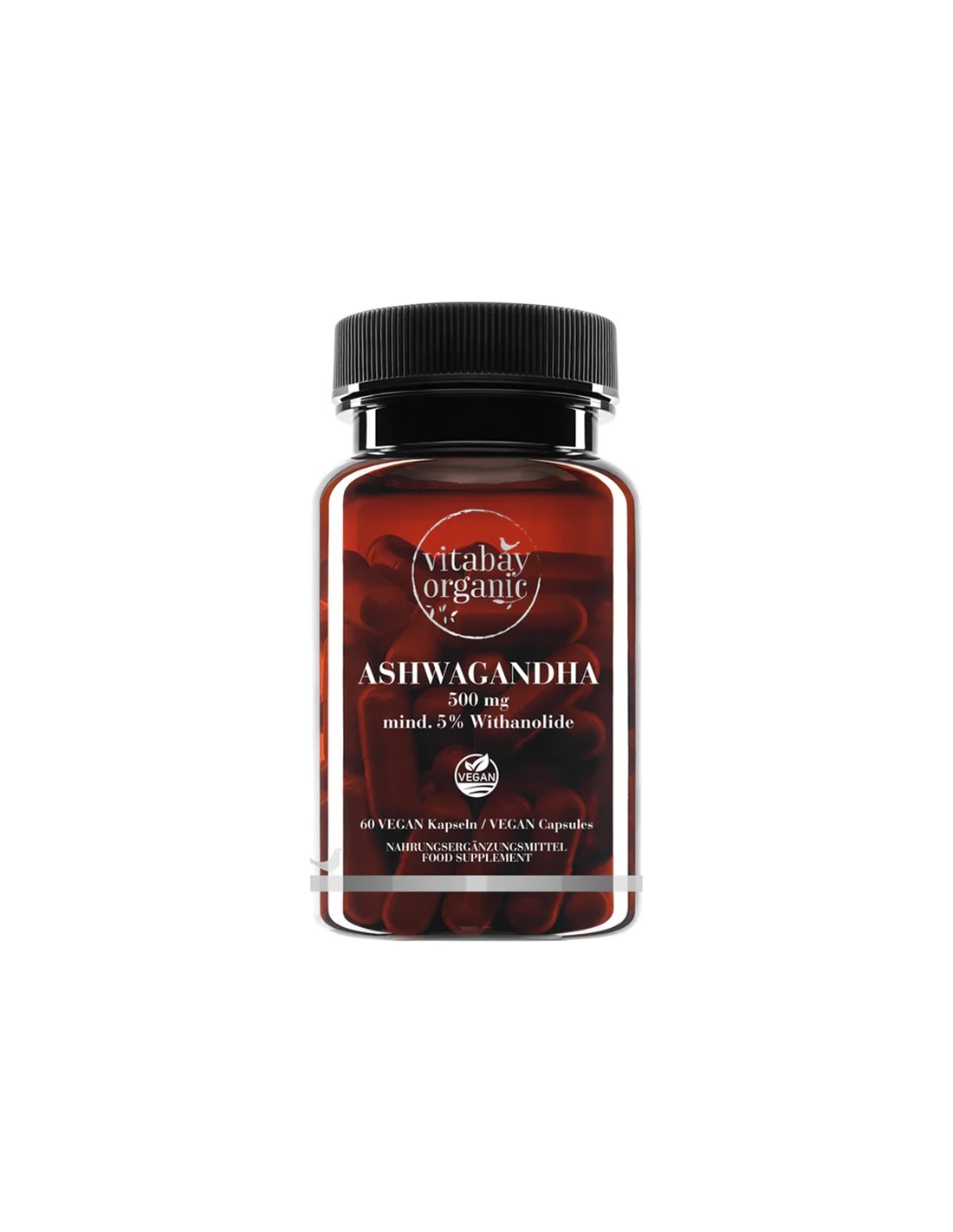 Stres a dobrá nálada - Ashwagandha KSM -66 Organic, 500 mg x 60 kapsúl