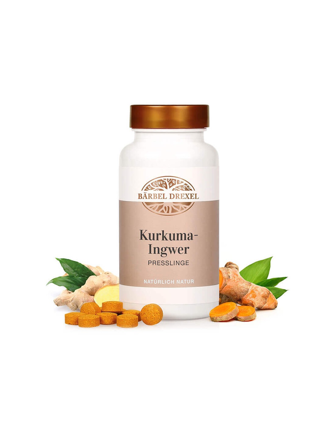 Kurkuma-Ingwer/ Kurkuma, zázvor a vitamíny, 180 tabliet <tc>Bärbel Drexel</tc>