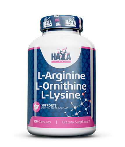 L-arginín / l-ornitine / l-lyzín / 100 čiapky.