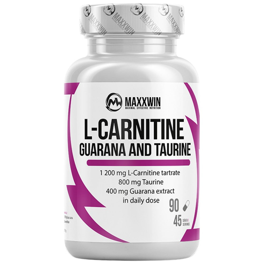 L -karnitín + guarana + taurín - 90 kapsúl