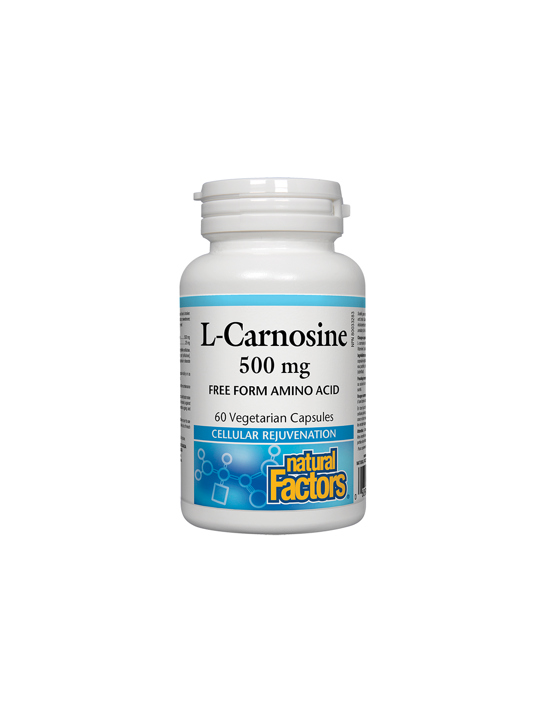 L-Carnosine/ L-Carnosine 500 mg x 60 kapsúl <tc>Natural Factors</tc>