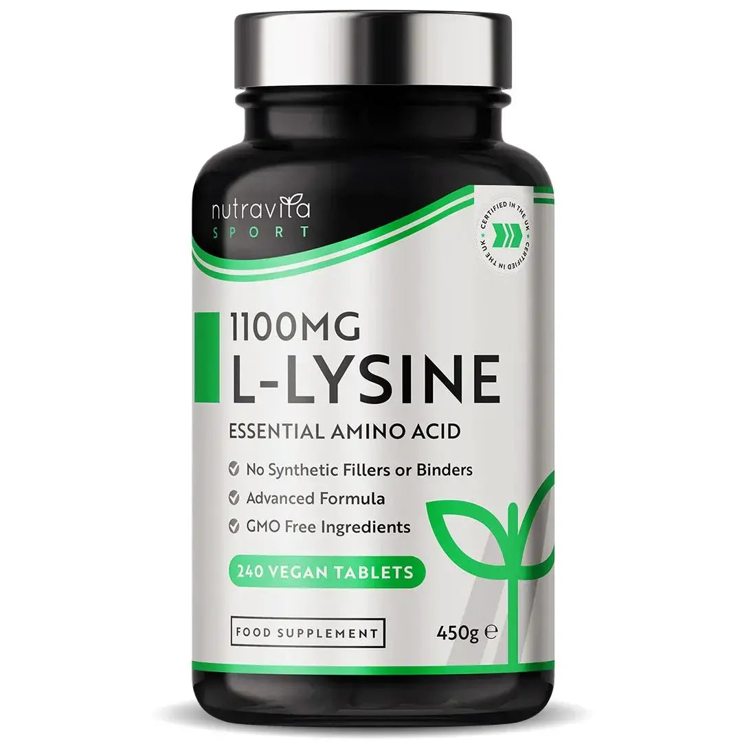 L-lysine 1100 mg 240 vegánskych tabliet